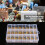 1200pcs Assorted Ceramic Capacitors Kit 50V 10pF‑10uF  10