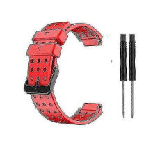 (red) Strap For Garmin Approach S20 Monochrome Watchband For Garmin Approach S20 Silicone Replacement Fashion Wristband For Garmin Jp