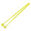Kids Training Percussion Drumsticks 2PCS Plastic Ball Head Yellow 10