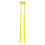 Kids Training Percussion Drumsticks 2PCS Plastic Ball Head Yellow 3