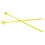 Kids Training Percussion Drumsticks 2PCS Plastic Ball Head Yellow 14