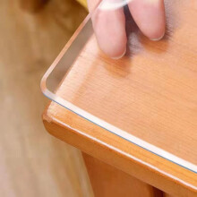 Heat-Resistant PVC Table Protector 70x130 Cm, 3 Mm Thick, Clear Cover For Kitchen And Dining Tables