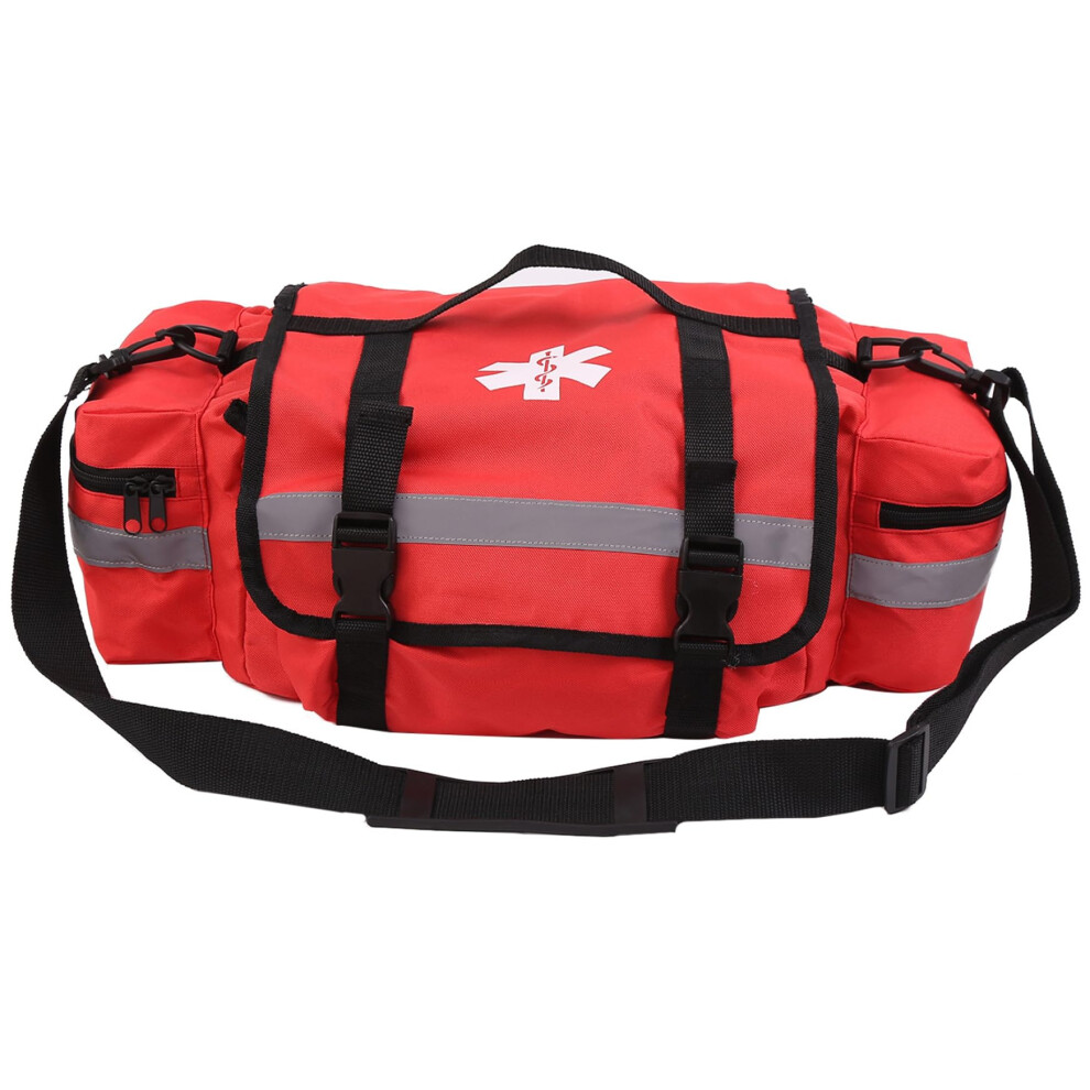 First Aid Bag, Portable Emergency Bag For School, Lightweight Oxford Cloth, Empty First Aid Bag With Shoulder Carry