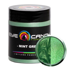 Eye Candy Pigmenten Premium Groen Mica Poeder - Mint Groen (25gr) - voor Epoxyhars Zeepverf Houtbewerking Acryl Gieten Badbommen Vissen Lokt - DIY Ku