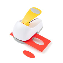 Bastel-Hebelstanzer, 5,1 cm ovaler Papierstanzer, professionelles Werkzeug fr Papierbastel-DIY-Projekte