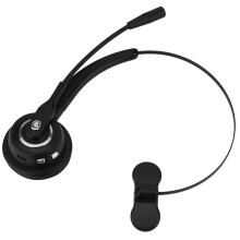 Bluetooth Call Center Headset 12H Noise Cancelling, Comfortable Fit