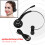 Bluetooth Call Center Headset 12H Noise Cancelling, Comfortable Fit 3