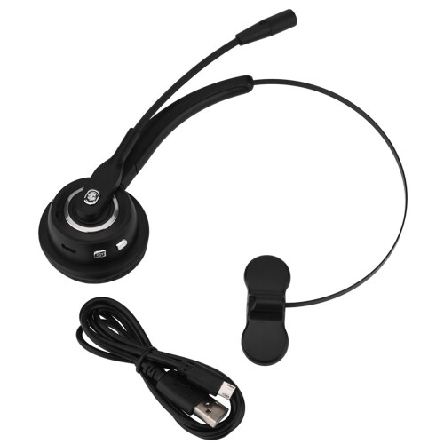 Bluetooth Call Center Headset 12H Noise Cancelling, Comfortable Fit 1