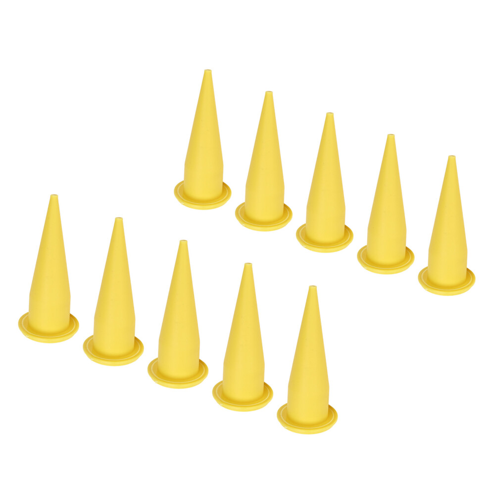 Fine Tip Caulking Nozzle 50Pcs Pe Plastic Reusable Cone Nozzles For Sealant 7691352180392
