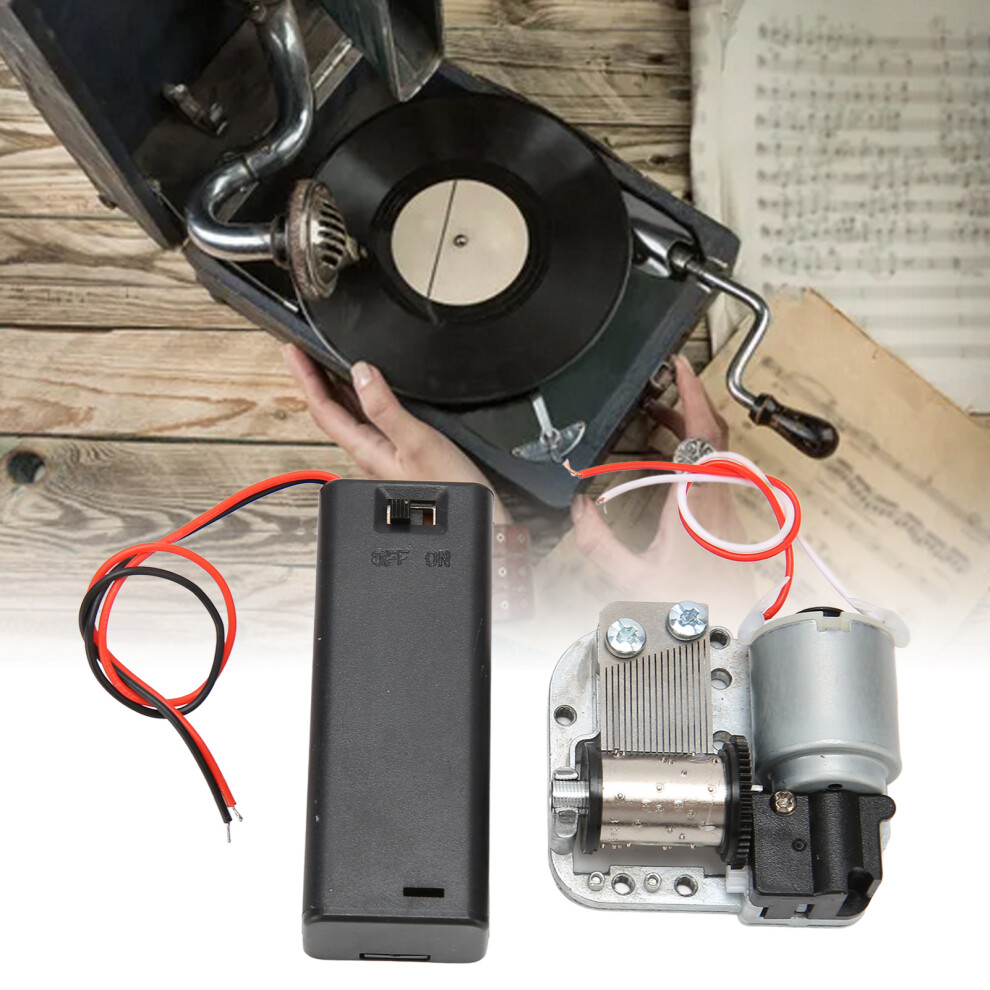 18 Note Music Box Movement DIY Clockwork Mechanism