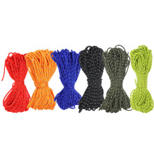 20M Reflective Paracord Rope 55lb Strength Outdoor Camping Lanyard