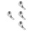 4Pcs Height Measuring Tape Wall Mounted Growth Meter 2.2 M Retractable 4