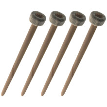 16 Pcs Gong Wooden Mallet Percussion Drumsticks Wood Handle