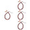 4Pcs Beaded Cell Phone Strap Charm Hand Lanyard 8