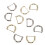 30 Pcs D-Shaped Metal Rings Replacement For Diy Bag Accessories 1