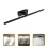 4Stk Moderner Front Lampe Badezimmer Aluminium Schwarz 9