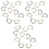 30 Pcs D-Shaped Metal Rings Replacement For Diy Bag Accessories 3
