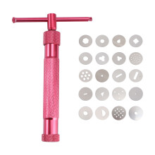 2Pcs Alloy Rotary Mold Tools Set For Polymer Clay Diy Noodles