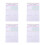 4Pcs Spiral Weekly Planner Notepad Assorted Color Undated Office Use 8