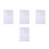 4Pcs Spiral Weekly Planner Notepad Assorted Color Undated Office Use 5