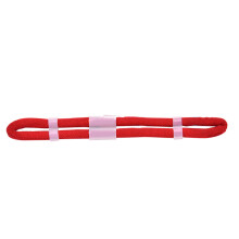 Adjustable Red/Black Archery Finger Sling for Recurve Bow, M Size