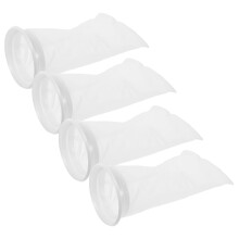 8Stk Aquarium Nylon Filtersocken Weiß Feines Filterbeutel