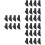 32 Pcs Professional Alpenstock Covers Wear-Resistant Replaceable Tips 6