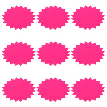 200 Sheets Fluorescent Explosion Stickers Advertising Paper Price Tags