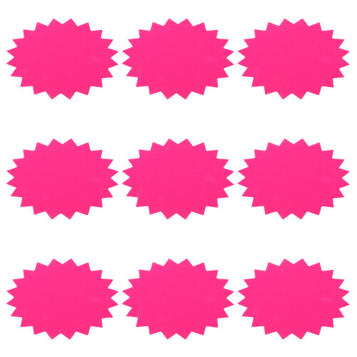 200 Sheets Fluorescent Explosion Stickers Advertising Paper Price Tags