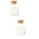 2Pièces Récipients Céramiques Blancs Portables Et Fiables 7