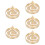 5Pcs Brass Incense Press Mold With Auspicious Cloud Pattern 10