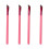 4 Pcs Women's Eyebrow And Angled Makeup Brushes 2