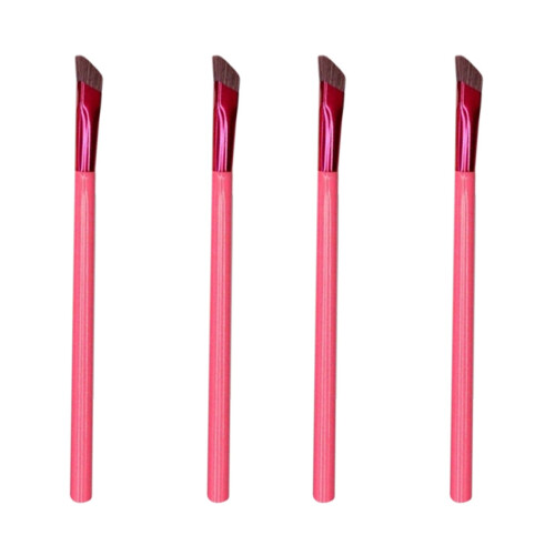 4 Pcs Women's Eyebrow And Angled Makeup Brushes 1