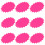 200 Sheets Fluorescent Explosion Stickers Advertising Paper Price Tags 3