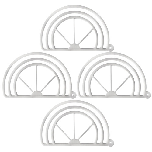 16 Pcs Hat Curving Band Cap Shaper Bending Tool Brim Bender 1