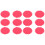 200 Sheets Fluorescent Explosion Stickers Advertising Paper Price Tags 4