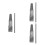 3 Sets Double Head Heavy Duty Screw Extractor Tool For Water Pipe 6