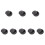 8 Pcs Mini Inkstone Simple Chinese Calligraphy Inkslab Painting Plate 5
