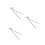 3Pcs 180 Degree 250Mm Steel Square Ruler With Protractor 8