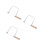 3Pcs Coping Saw: U-Shaped For Wood, Metal, Plastic Cutting 10