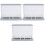 3 Pcs Home Kitchen Multifunctional Chopstick Drain Storage Box 3