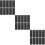 30 Pcs Keyboard Stickers Black Background With White Lettering 9