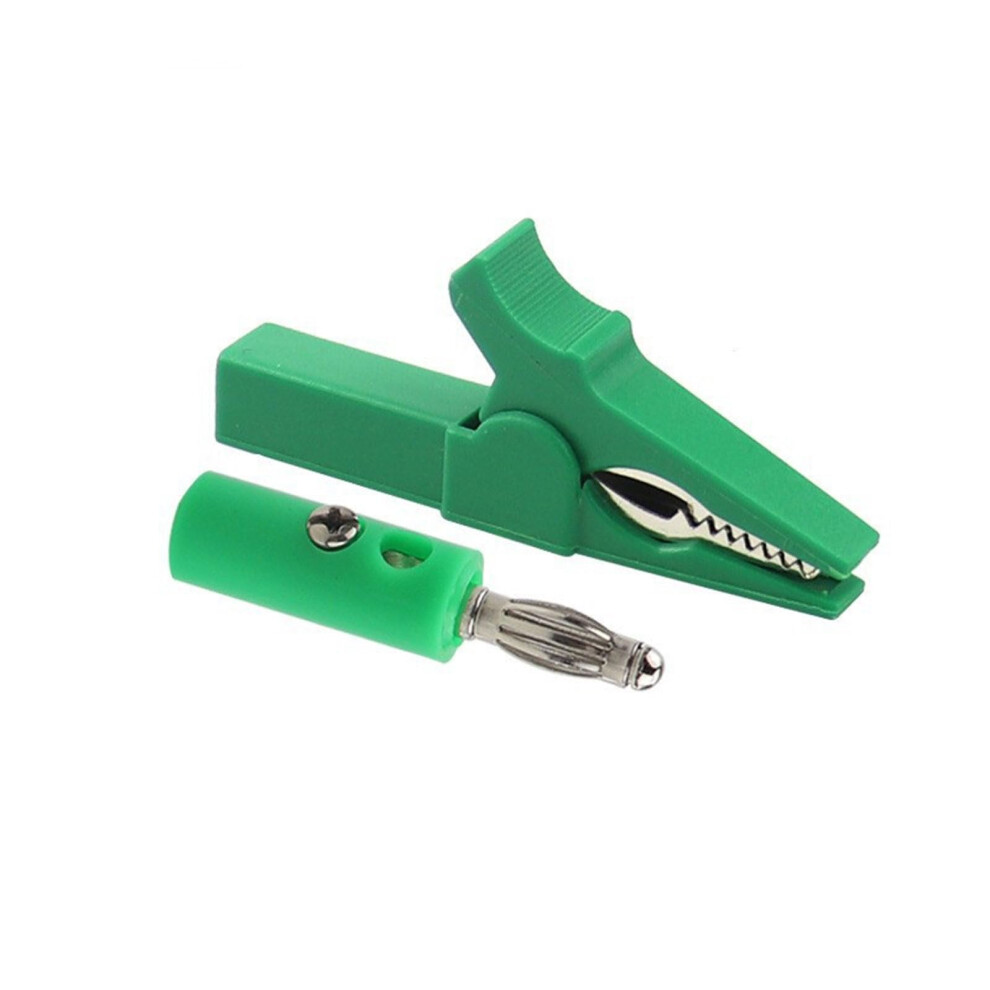 55Mm Spring Clip 4Mm Banana Plug Test Probes Full Insulated Handle Battery Test Clamp Cable Clip Alligator Clip 9354506129002
