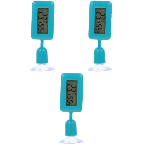 3Pcs Reptile Terrarium Thermometer With Suction Cup 2