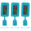 3Pcs Reptile Terrarium Thermometer With Suction Cup 4