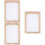 3Pcs Wooden Paper Making Mold Screen Printing Frame Diy Craft Tool 7