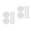 30Pcs Leakproof White Silicone Milk Bottle Sealing Pads 4