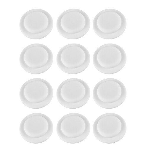 30Pcs Leakproof White Silicone Milk Bottle Sealing Pads 1