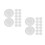 30Pcs Leakproof White Silicone Milk Bottle Sealing Pads 9