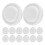 30Pcs Leakproof White Silicone Milk Bottle Sealing Pads 3